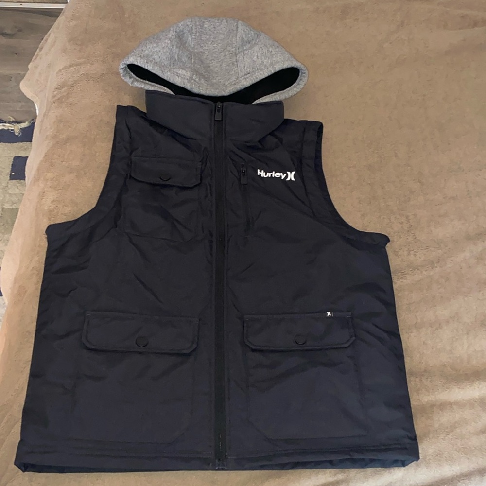 Mens Hurley hooded vest